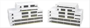 image of Smart Switch, 48 x 10/100/1000 PoE+ ports with 370W power budget, 4 x Gigabit SFP