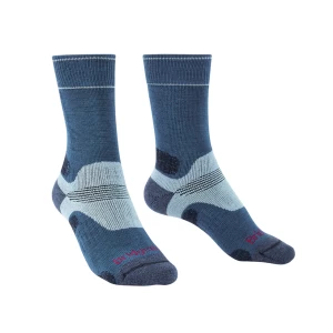 Image of Bridgedale HIKE Midweight Merino Performance Original Womens - Large Blue / Sky