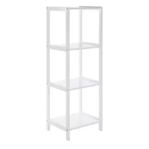 image of Premier Housewares 4 Tier Rustic Bathroom Shelf