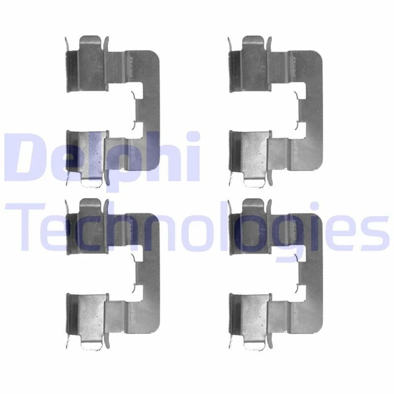 Image of DELPHI Brake pad fitting kit DELPHI LX0539