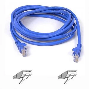 image of Belkin RJ45 CAT-6 Snagless STP Patch Cable 3m blue networking cable