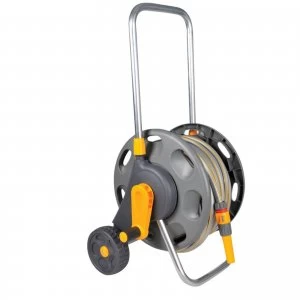 Image of Hozelock Hose Reel Cart 1/2" / 12.5mm 25m Grey & Yellow