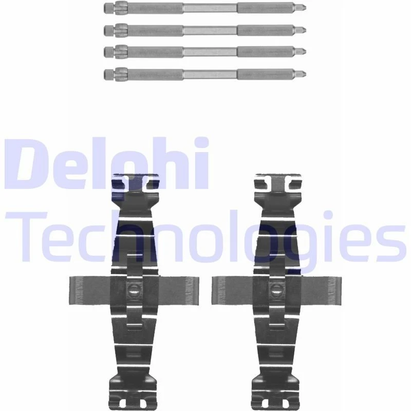 Image of DELPHI Brake pad fitting kit DELPHI LX0674