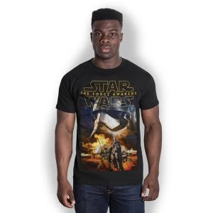 Image of Star Wars - Episode VII Phasma & Troopers Unisex Large T-Shirt - Black