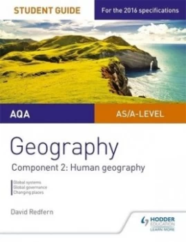 Image of AQA geography student guide Component 2 Human geography by David Redfern