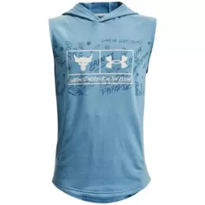 Image of Under Armour Armour Project Rock Rival Vest Junior Boys - Green