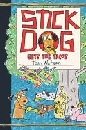 Image of stick dog gets the tacos