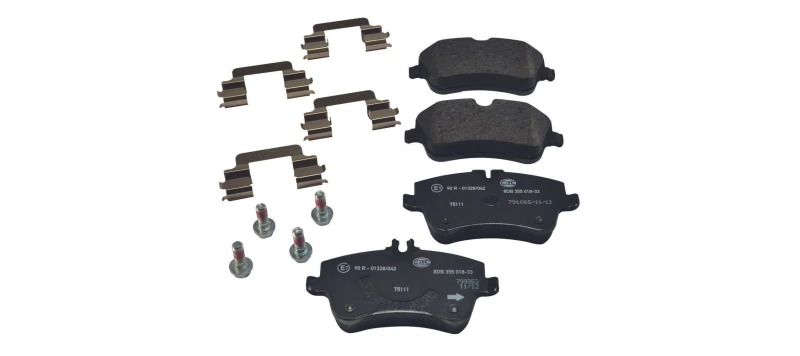 Image of HELLA Brake pad set HELLA 8DB 355 018-331