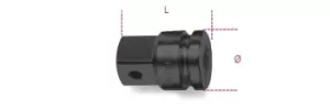 image of Beta Tools 729/16 Impact Socket Adaptor 1" Female x 1 1/2" Male Drive 007290813