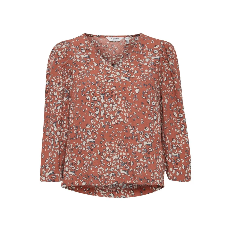 Image of b.Young Womens blouse b.young Byflaminia Leo Marron Female 34