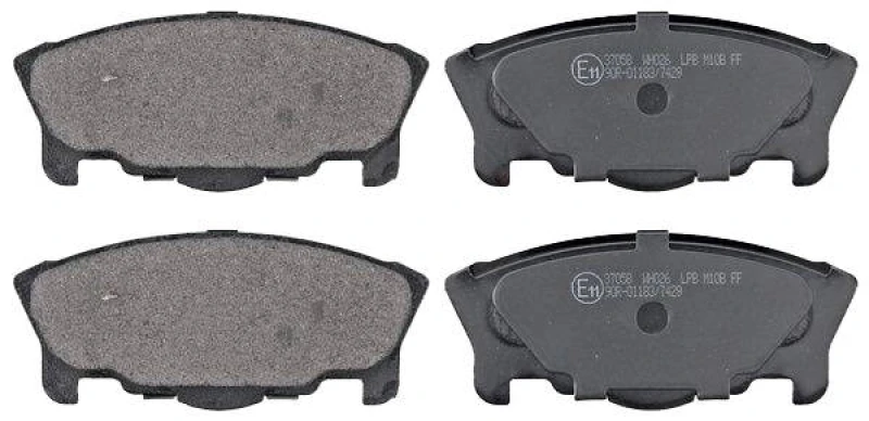 Image of A.B.S. 37058 Brake pad set without integrated wear sensor Brake Pad Set,disc brake (402)