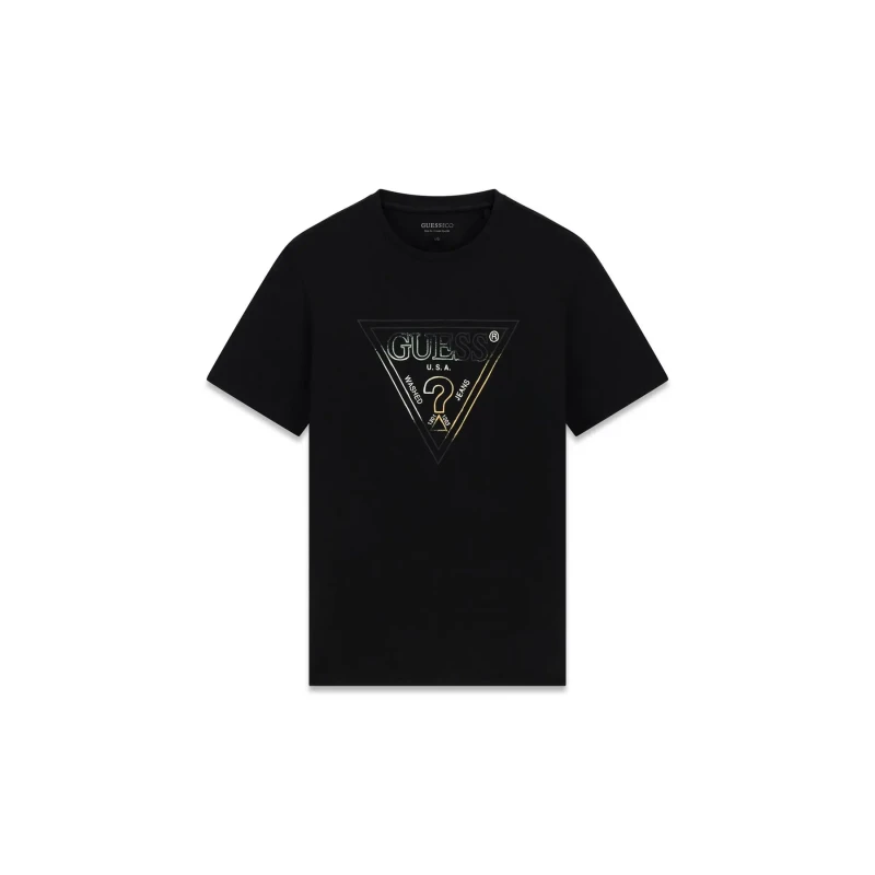 Image of Guess T-Shirt Guess Triangle HD Noir Male S
