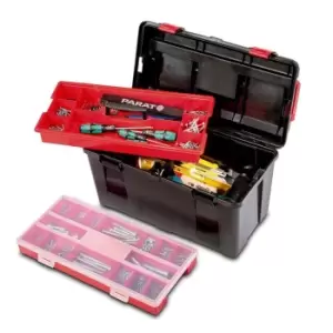 Image of PARAT 5812000391 - Tool box - Polypropylene - Black Red - 21 L -...