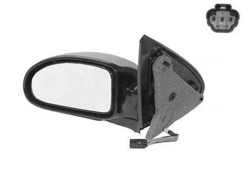 Image of VAN WEZEL 1858819 Wing mirror * HAGUS * Left, Heatable, Over-paintable Outside Mirror (50)