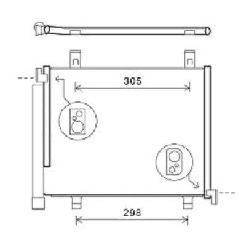 Image of Air conditioning condenser DIEDERICHS DCC1863