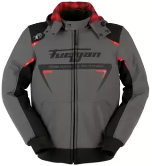 Image of Furygan Sektor Roadster Dark Grey Black Red 3XL