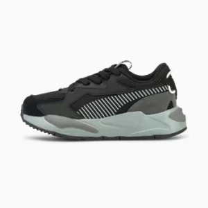 image of PUMA Rs-Z College Kids Trainers, Quarry Grey Size 1 Shoes