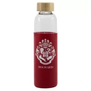 image of Harry Potter 585ml Glass Bottle with Silicone Cover