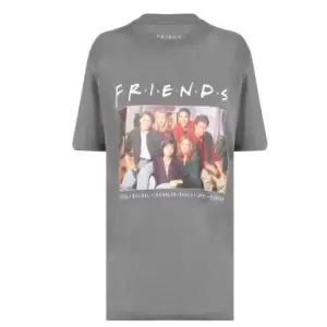 Image of Daisy Street Daisy Street Friends Tee Womens - Grey