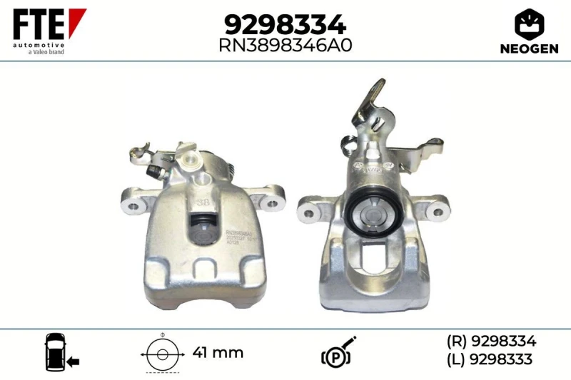 Image of Brake caliper FTE 9298334