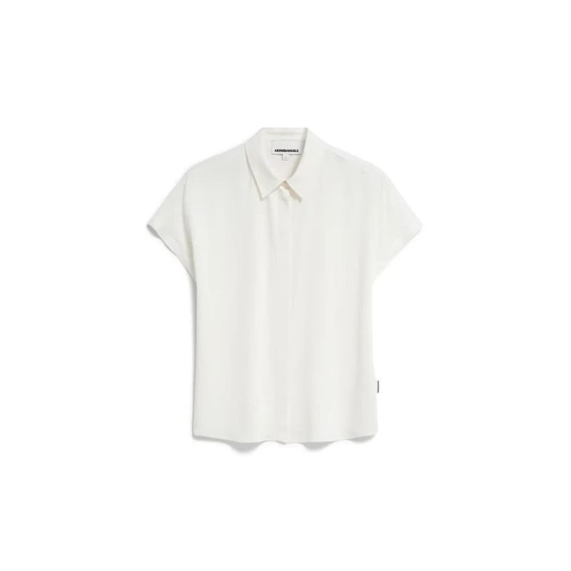 Image of ARMEDANGELS Womens blouse ARMEDANGELS Larisaana Blanc Female L