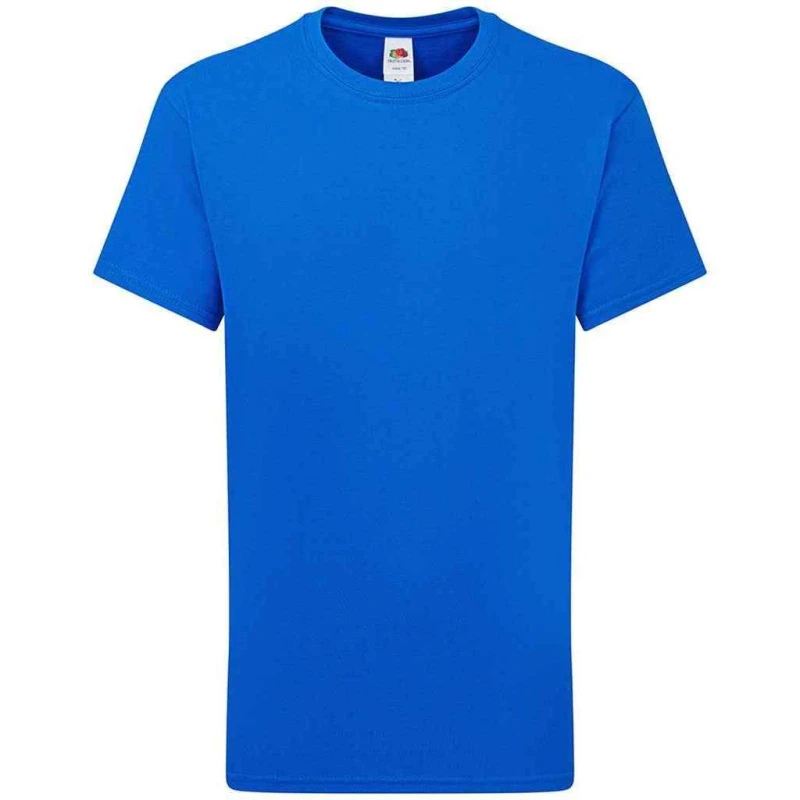 Image of Fruit Of The Loom Iconic 195 girls's in Blue