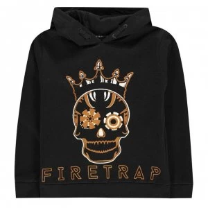 image of Firetrap OTH Hoodie Junior Boys - King Skull