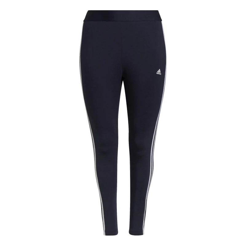 Image of Adidas adidas Essentials 3 Stripes Leggings PS Navy/White Female 2X 24/26 DI35302