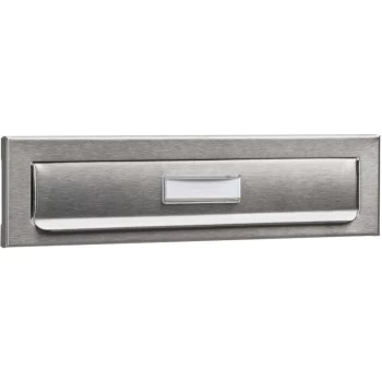 Image of BURG-WÄCHTER External Letter Plate Porta 791 Ni - Silver