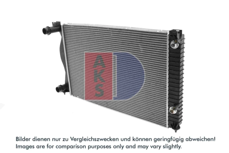 Image of AKS DASIS 480051N Engine radiator Aluminium, Brazed cooling fins Radiator,engine cooling (470)