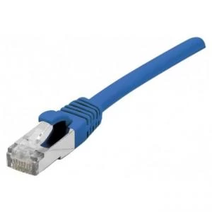 Patch Cord RJ45 CAT.6 F/UTP LSZH Snagless Blue - 10 M Full Copper