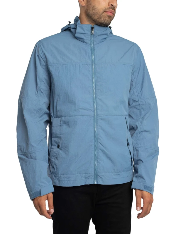 Image of Lyle & Scott Waterproof jacket Lyle & Scott Stow Away Bleu Male M