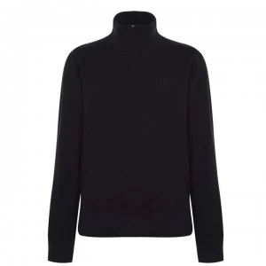 Image of Gant Quarter Zip Sweater - Navy 405