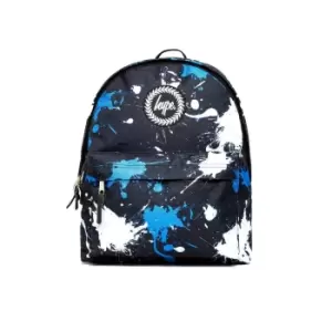 image of Hype Unisex Paint Splatter Backpack (One Size) (Black)