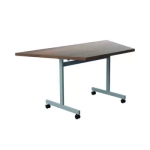 Image of Jemini Trap Tilt Table 1600x800x720mm Dark Walnut/Silver KF822547