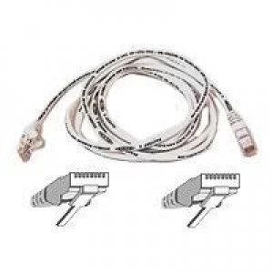 image of Belkin High Performance - Patch cable 5m UTP ( CAT 6 ) - white networking cable