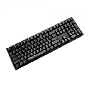 image of Ducky Shine 7 Blackout Blue Cherry MX RGB Mechanical Keyboard - Black (DKSH1808ST-CUSPDAAT2) (US Layout)