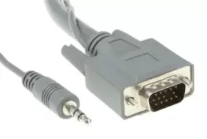 Image of Roline Phono, VGA to Phono, VGA cable, Male to Male, 3m