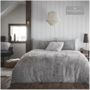 image of Silver Hug & Snug Duvet Cover Set - Single/Double/King - King - TJ Hughes