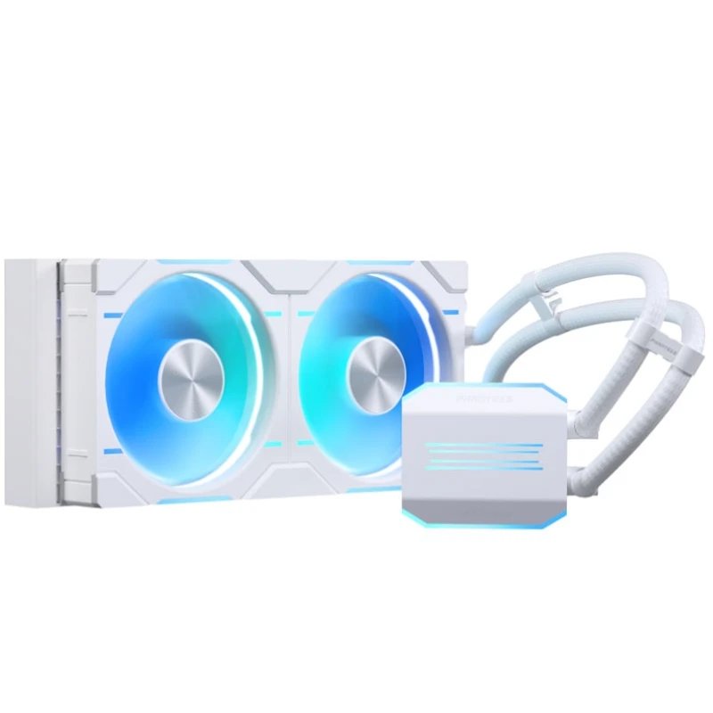 Image of Phanteks Glacier One 240D30 White RGB All In One CPU Water Cooler...