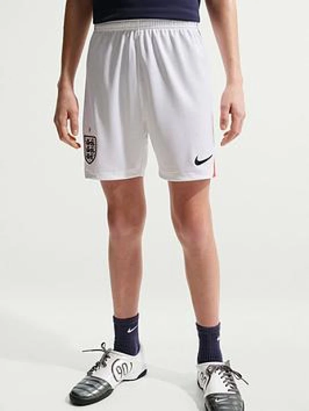 Image of Nike Kids England FIFA World Cup 2026 Football Shorts - White Male 13 - 14 Years