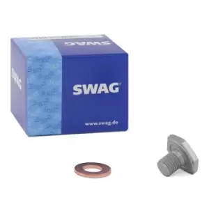Image of SWAG Drain Plug OPEL,FORD,PEUGEOT 62 93 8218 031129,031129S1,31129S1 Oil Drain Plug,Oil Drain Plug, oil pan 031129S1,1451673,1715336,LR004304,3642393