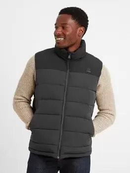 Image of TOG24 Mens Murton Poly Heavy Padded Gilet, Black Size M Men