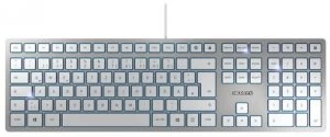 image of KC6000 USB QWERTZ German Keyboard Silver