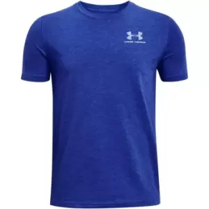 Under Armour Cotton Short Sleeve T-Shirt Junior Boys - Blue