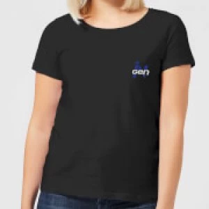 Image of Jurassic Park InGen Pocket Womens T-Shirt - Black