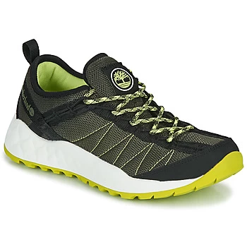 Image of Timberland SOLAR WAVE LOW FABRIC boys's Childrens Shoes Trainers in Green kid,4,5,5.5,6.5
