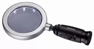 Image of Teng Tools 587H 4" Magnifying Glass With 14 LED Light Ring - Hand Held