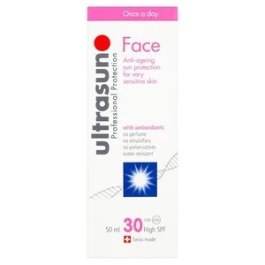 image of Ultrasun Face Moisturising Anti Ageing Sun Protection SPF30 50ml