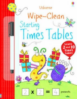 Image of Wipe-Clean Starting Times Tables by Jessica Greenwell Book